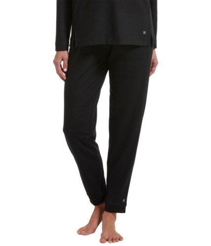 Imbracaminte femei hue solid cuffed lounge pants w pockets black