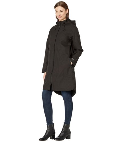 Imbracaminte femei ilse jacobsen soft shell functional rain coat with removable hood black