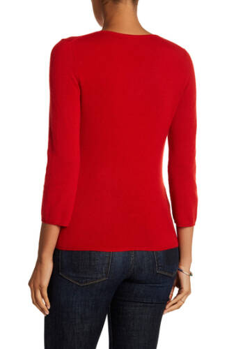 Imbracaminte femei in cashmere 34 length sleeve cashmere pullover red