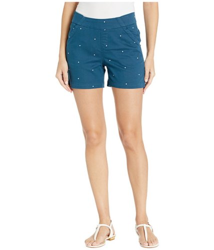 Imbracaminte femei jag jeans 5quot gracie pull-on shorts in twill pacific polka dot