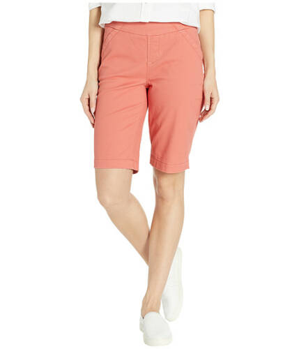Imbracaminte femei jag jeans gracie pull-on bermuda shorts twill coral dust