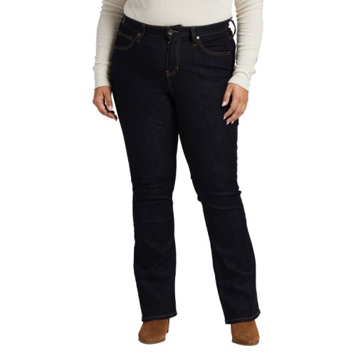 Imbracaminte femei jag jeans plus size eloise mid-rise bootcut jeans french navy