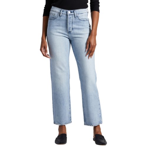 Imbracaminte femei jag jeans rachel high-rise loose leg jeans capri blue