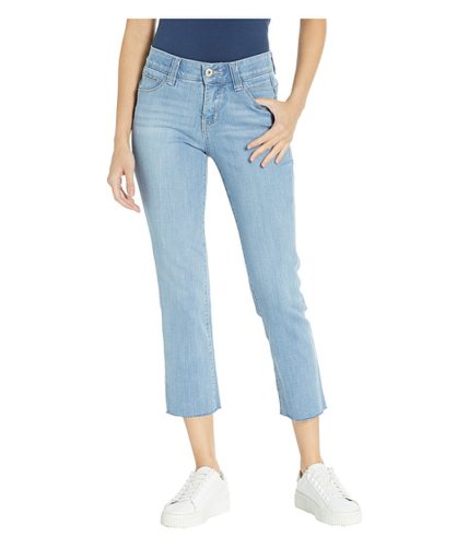 Imbracaminte femei jag jeans ruby straight denim crop pants in island blue island blue