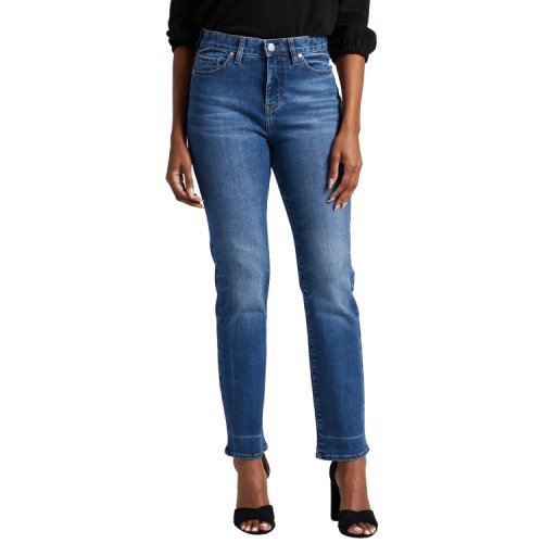 Imbracaminte femei jag jeans stella 30quot high-rise straight leg jeans maya blue
