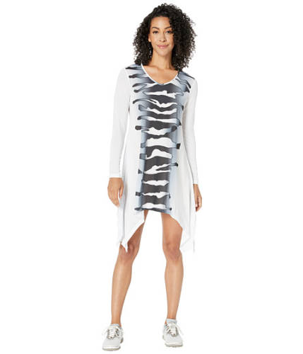 Imbracaminte femei jamie sadock sunsensereg 50 uvp zebra print long sleeve dress sugar