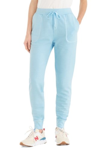 Imbracaminte femei jcrew garment dyed cotton sweatpants sunfaded blue
