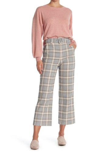 Imbracaminte femei joie isami plaid belted ankle pants midnight