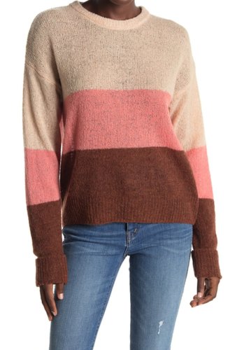 Imbracaminte femei joie morgen colorblock stripe wool blend sweater autumn
