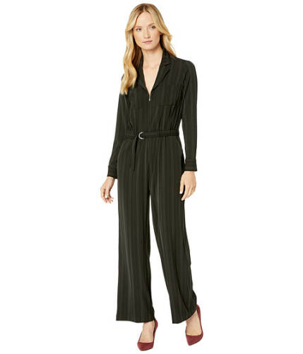 Imbracaminte femei jones new york cinched waist jumpsuit euro stripe black