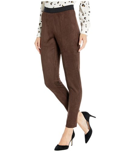 Imbracaminte femei jones new york faux suede leggings with elastic waistband espresso