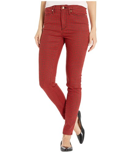 Imbracaminte femei juicy couture printed mid-rise ankle skinny bonfire mini houndstooth