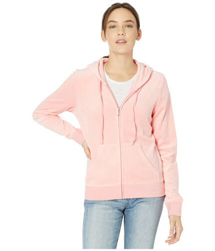 Imbracaminte femei juicy couture robertson velour jacket sorbet pink