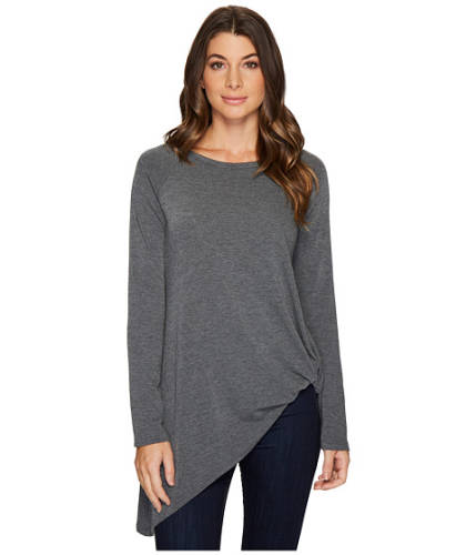 Imbracaminte femei karen kane asymmetric pick up sweater dark heather grey