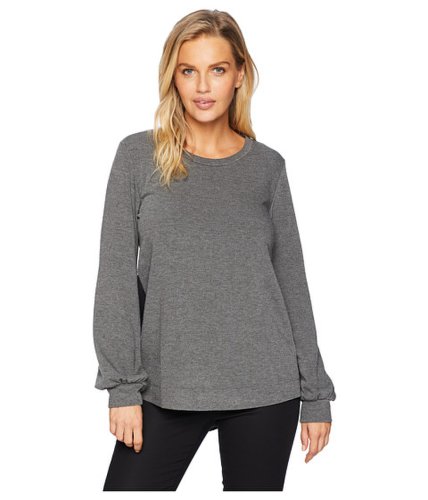 Imbracaminte femei karen kane long sleeve contrast sweater dark heather grey