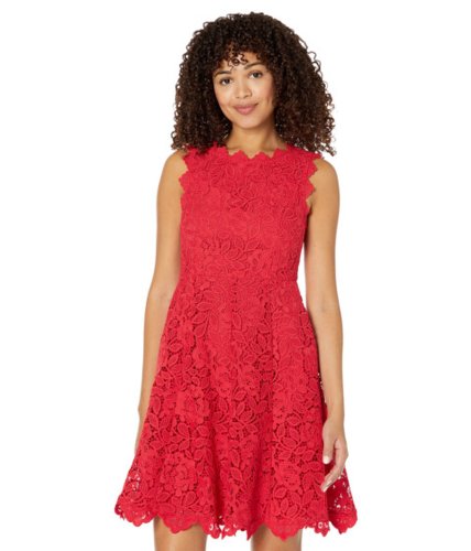 Imbracaminte femei kate spade new york floral lace dress engine red