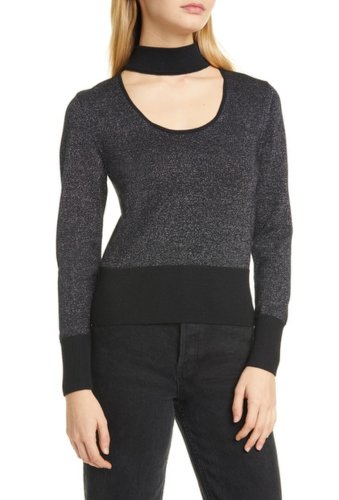 Imbracaminte femei kate spade new york metallic sweater black
