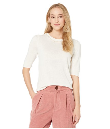 Imbracaminte femei kate spade new york pearl pave sweater french cream
