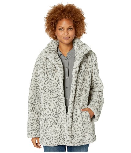 Imbracaminte femei kenneth cole snow leopard w faux fur snow
