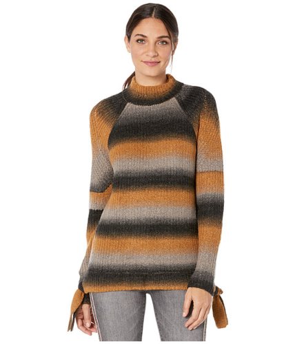 Imbracaminte femei kensie fuzzy sweater knit ombre sweater ksnk5949 toffee combo