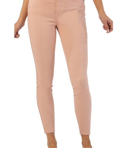 Imbracaminte femei kut from the kloth connie high-rise fab ab ankle skinny raw hem in rose rose