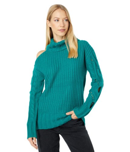 Imbracaminte femei kut from the kloth leona cold-shoulder sweater teal