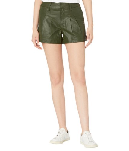 Imbracaminte femei kut from the kloth willa coated denim pleated shorts in olive olive