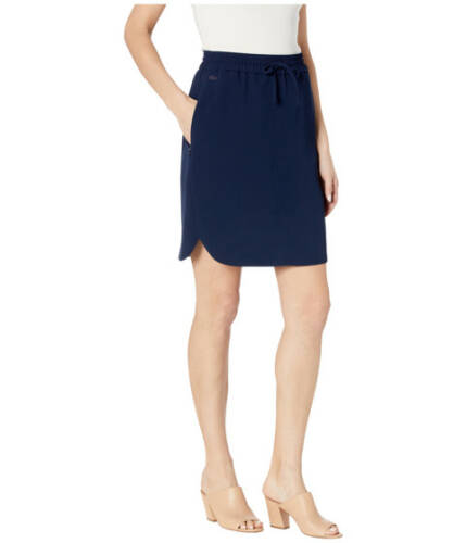 Imbracaminte femei lacoste elaticated belt skirt navy blue