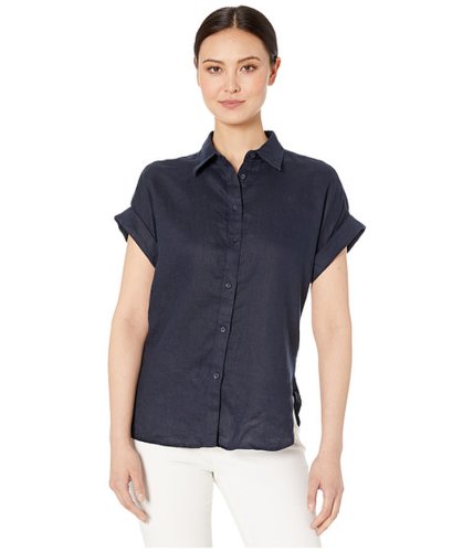 Imbracaminte femei lauren ralph lauren linen dolman-sleeve shirt navy