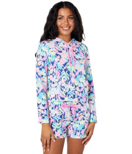 Imbracaminte femei lilly pulitzer pryce hoodie oyster bay navy seen and herd