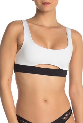 Imbracaminte femei lspace ariel colorblock bikini top black white