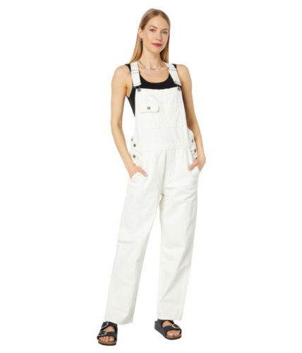 Imbracaminte femei lucky brand denim overalls spring white