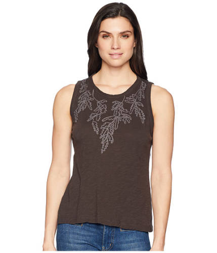 Imbracaminte femei lucky brand embroidered leaf tank top lucky black