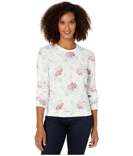 Imbracaminte femei lucky brand floral printed sweatshirt multi