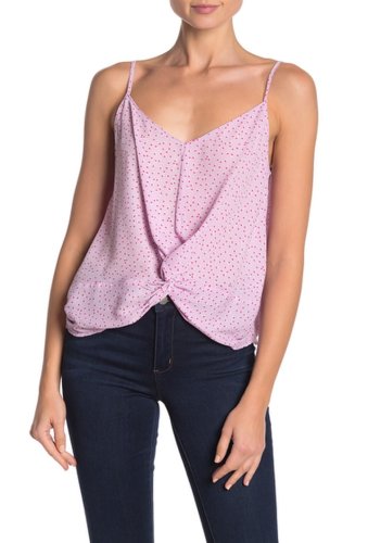 Imbracaminte femei lush dotted knot front camisole lilac-pink