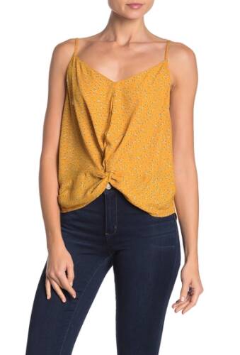 Imbracaminte femei lush dotted knot front camisole mustard-te
