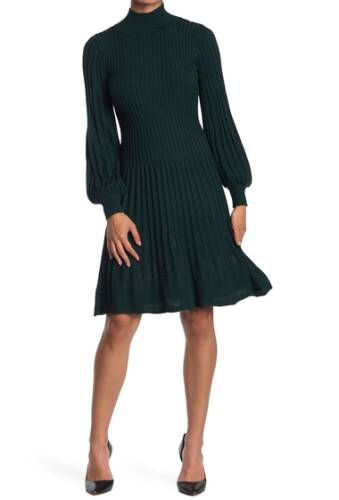 Imbracaminte femei max studio 34 sleeve tiered a-line sweater dress evergrn