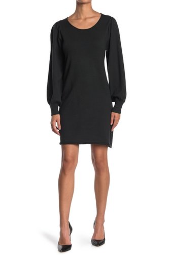 Imbracaminte femei max studio long sleeve a-line sweater dress hntgreen