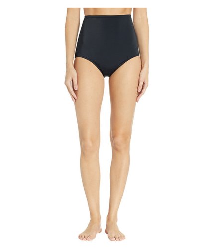 Imbracaminte femei maxine of hollywood swimwear solids separate high-waist pant bottoms black