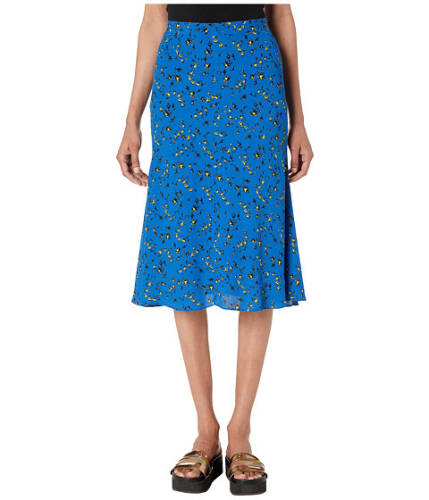 Imbracaminte femei mcq cut up seam skirt skate blue