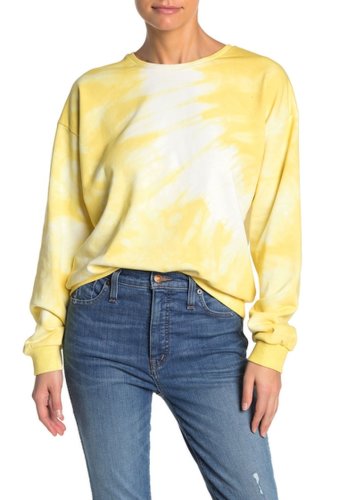 Imbracaminte femei melloday tie dye sweatshirt petite yellow