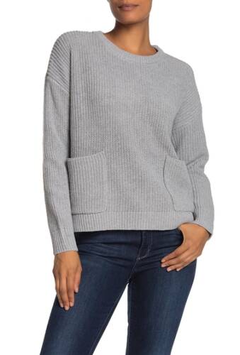 Imbracaminte femei melloday two pocket pullover sweater heather grey