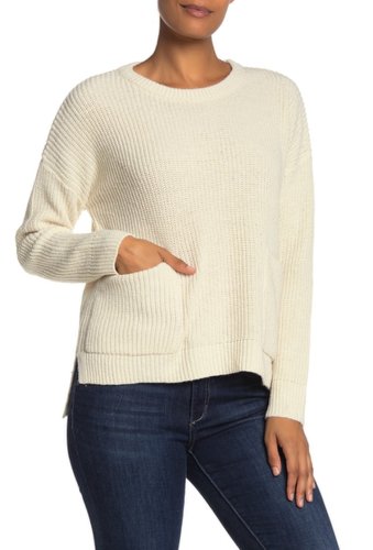 Imbracaminte femei melloday two pocket pullover sweater ivory