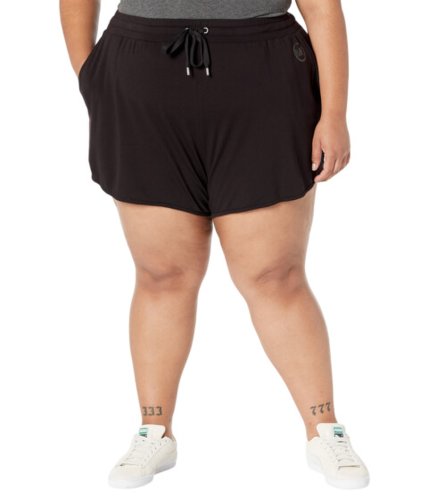 Imbracaminte femei michael michael kors plus size classic sport shorts black