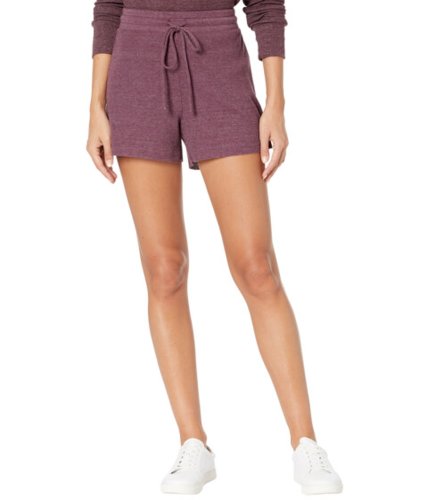 Imbracaminte femei michael stars sudie thermal shorts with drawstring eggplant