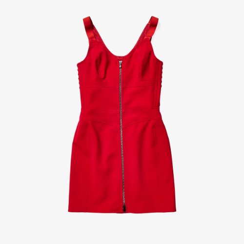 Imbracaminte femei moschino zip front dress red