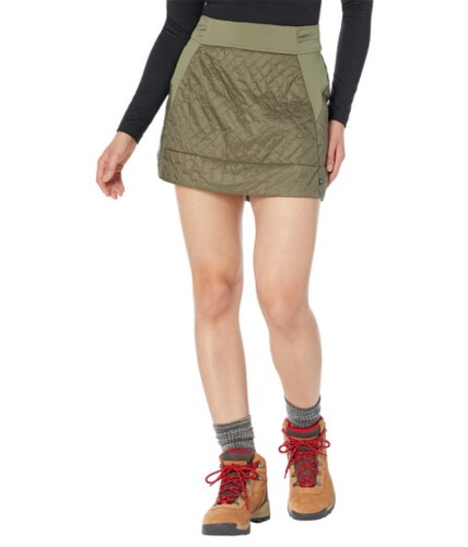 Imbracaminte femei mountain hardwear trekkintrade insulated mini skirt stone green 1