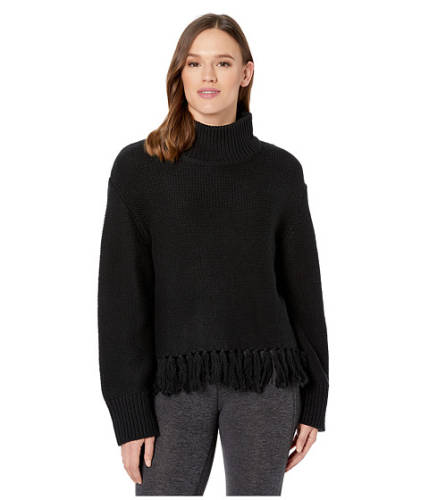 Imbracaminte femei new balance balance fringe sweater black