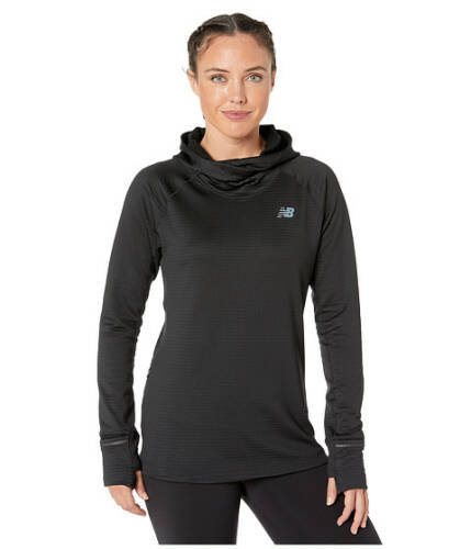 Imbracaminte femei new balance impact run grid hoodie black