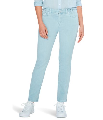 Imbracaminte femei niczoe colored mid-rise straight ankle jeans mist